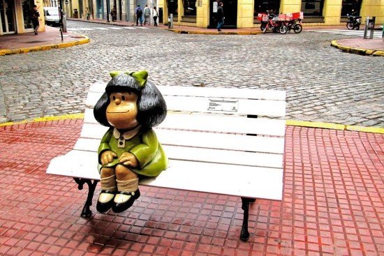 Buenos Aires pontos turísticos estátua Mafalda.