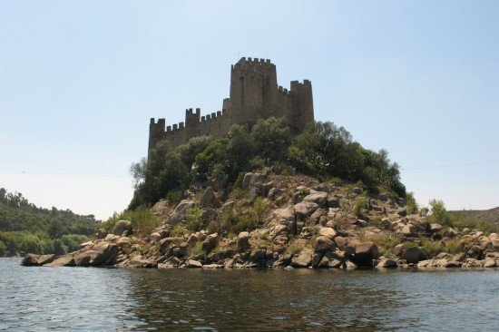 Castelo de Almourol onde fica.