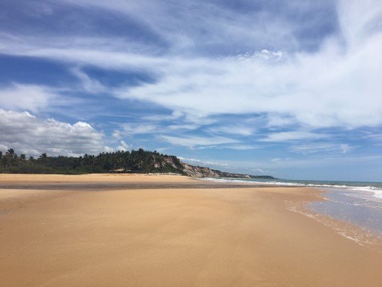 Falésias da Praia do Rio da Barra em Trancoso.