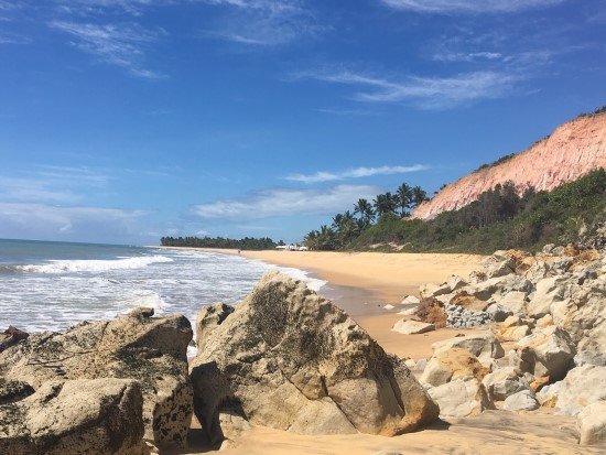 Turismo pelo litoral da Bahia.
