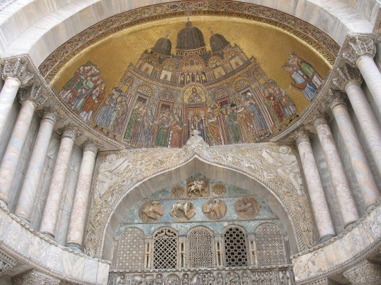 Fachada Basílica de São Marcos Veneza.