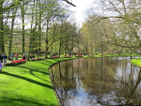Parque Keukenhof na Holanda.
