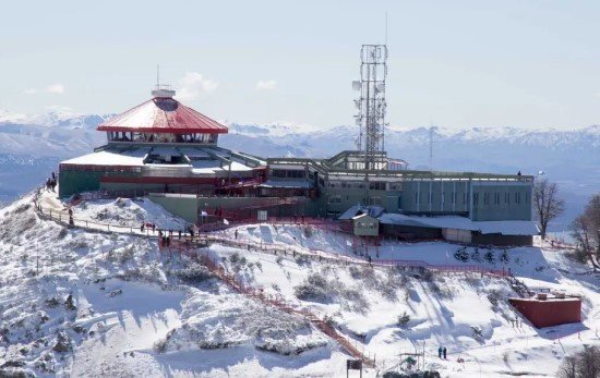 Cerro Otto e confeitaria giratória em Bariloche.
