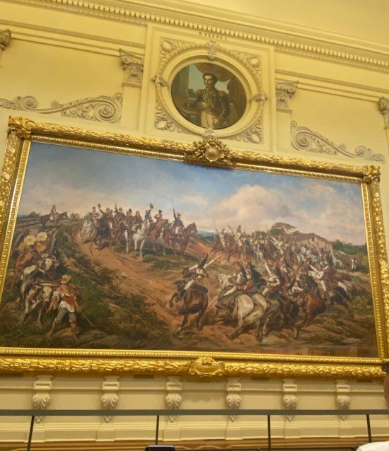 Museu do Ipiranga o que fazer quadro independência ou Morte.
